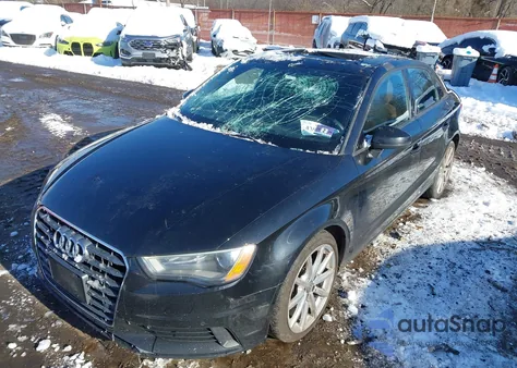 2016 Audi A3 2.0T Premium z USA, uszkodzony, nr VIN WAUB8GFF0G1036780